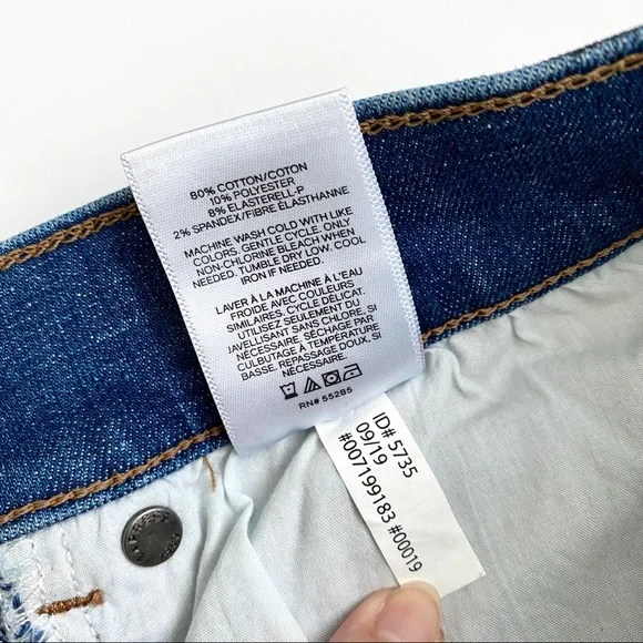 NWT Black Stripe High Waist Ankle Legging Jeans - Picture 9 of 11